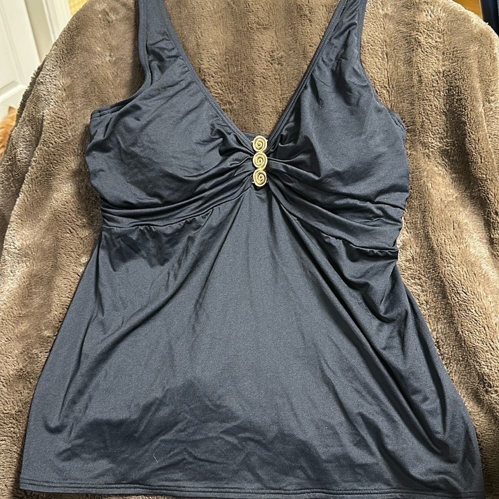 COCO REEF Bra Size Black Tankini Sz 34D